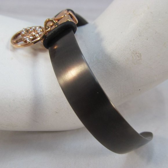 Tree of Life with Hearts Cuff Bangle Bracelet - Picture 3 of 8